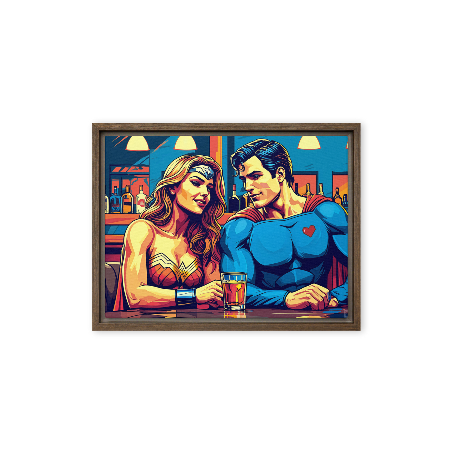 Tableau Comics Superheroes Pop-art