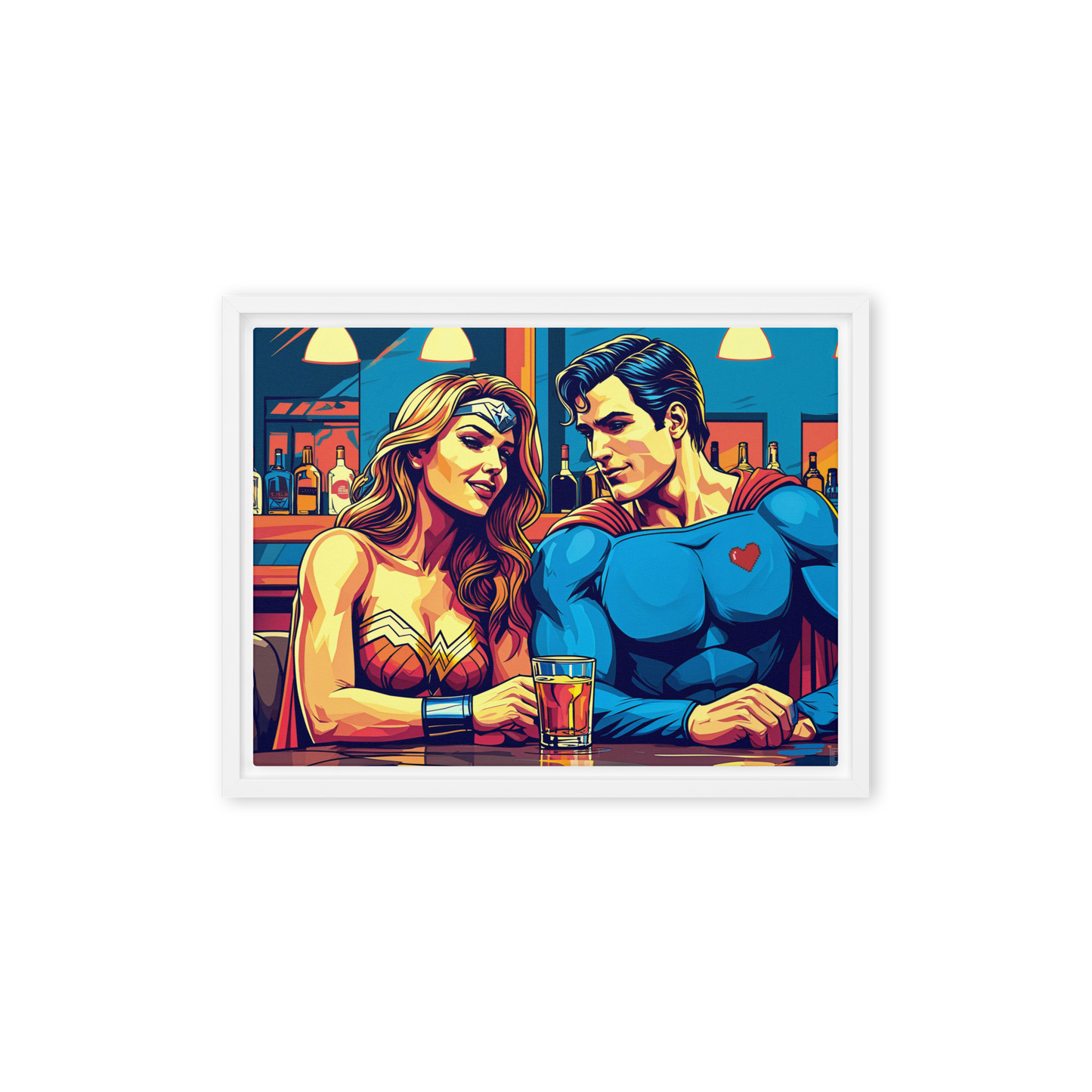 Tableau Comics Superheroes Pop-art